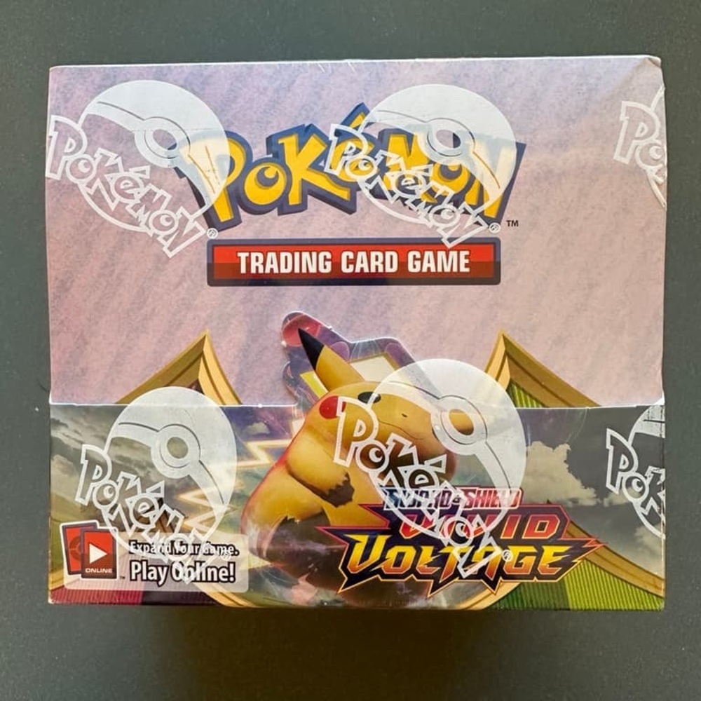 Pokemon Trading Card Game Box - Pink and Yellow